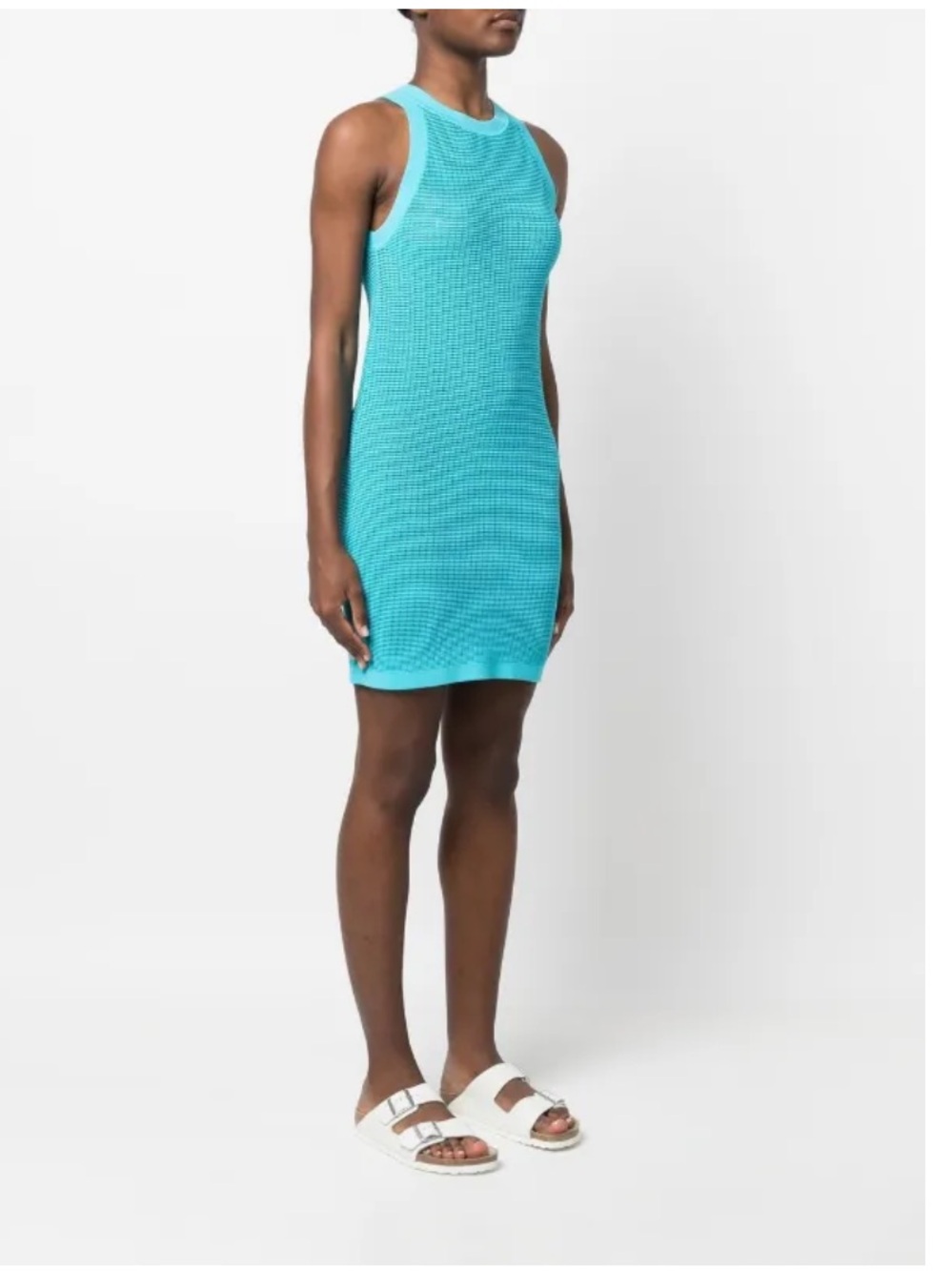NWT Solid & Striped The Carson Mini Dress in Cerulean Blue. Size S - Picture 3 of 14